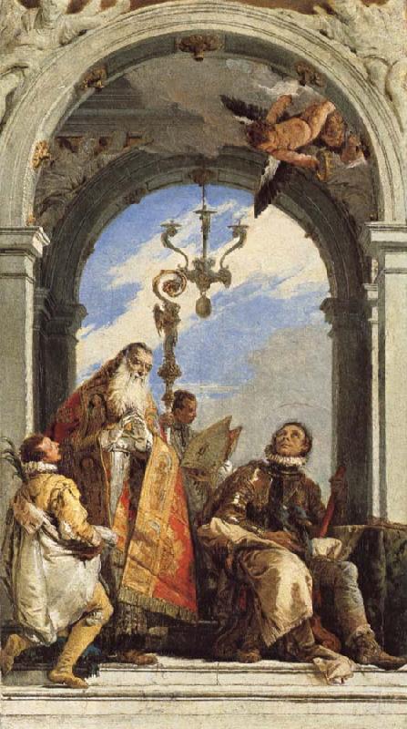 Giovanni Battista Tiepolo Saints Maximus and Oswald China oil painting art